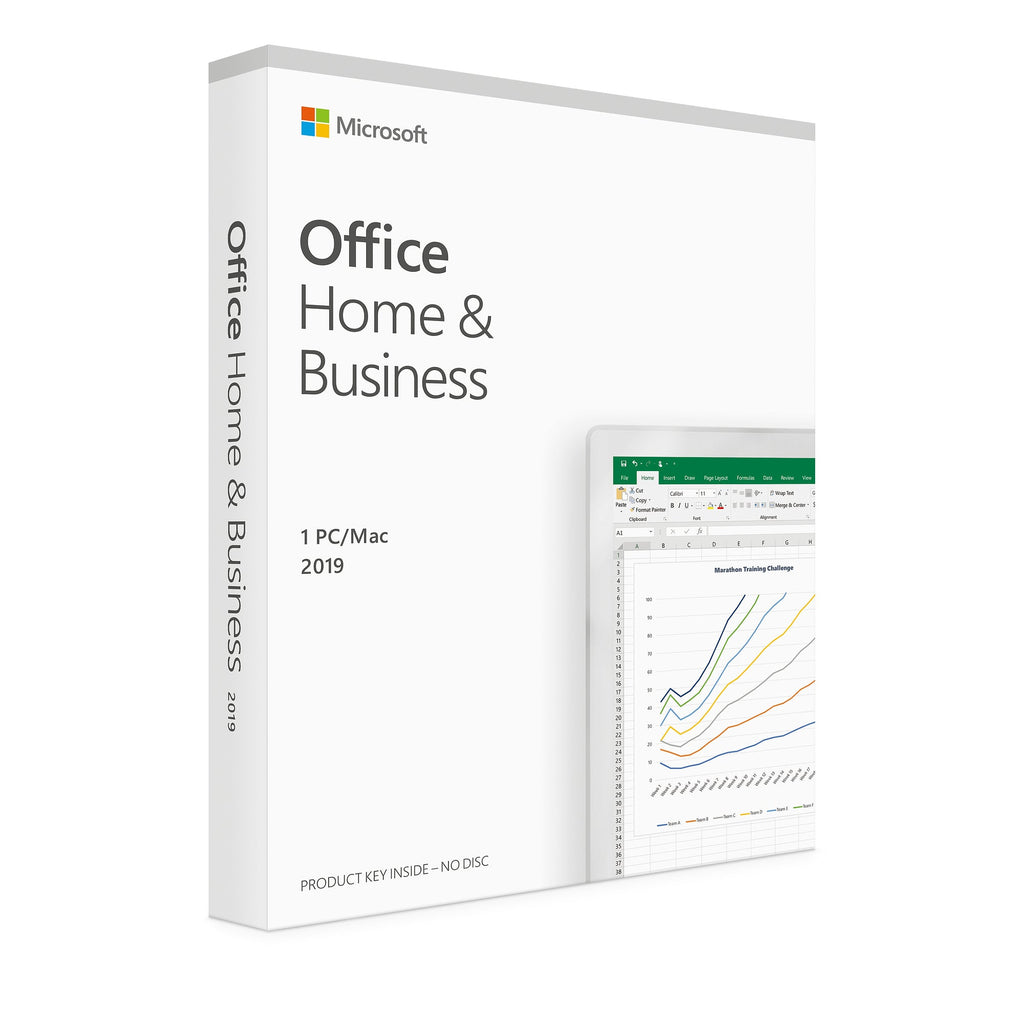 Office Home and Business 2019 til Windows med Word, Excel, PowerPoint og Outlook