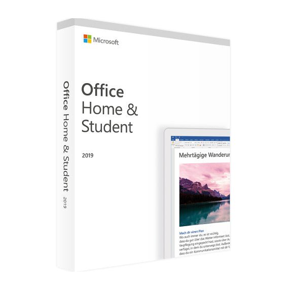 Microsoft Office Home and Student 2019 til Windows – Word, Excel og PowerPoint til studie og hjemmebrug