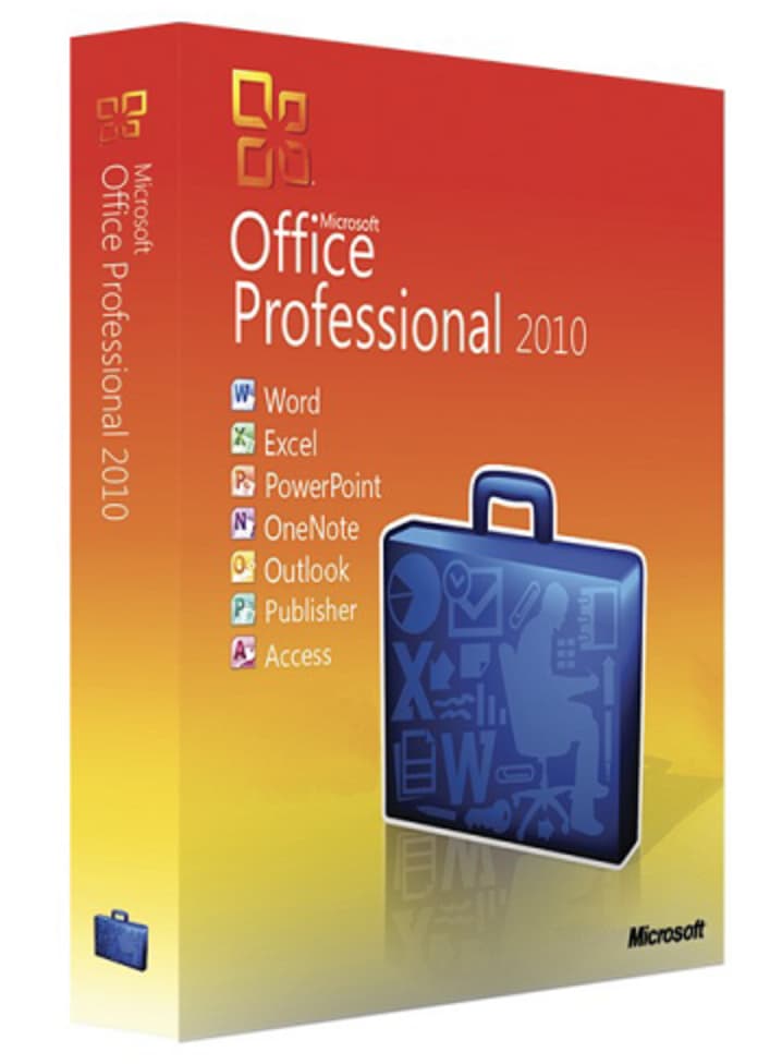 Microsoft Office Professional 2010 til Windows – komplet kontorpakke med Word, Excel, PowerPoint, Outlook, Access og Publisher