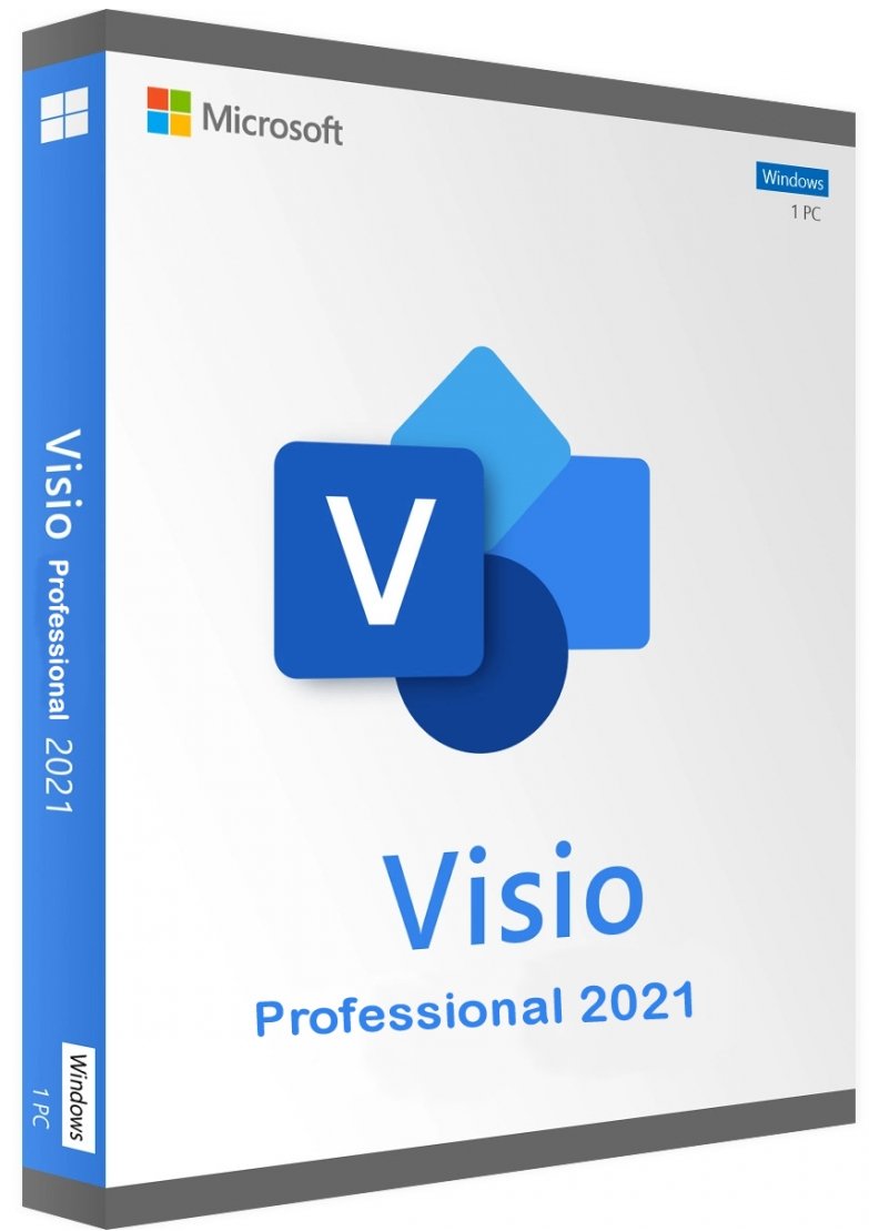 Microsoft Visio Professional 2021 – diagram- og flowchart software til Windows til visualisering af processer