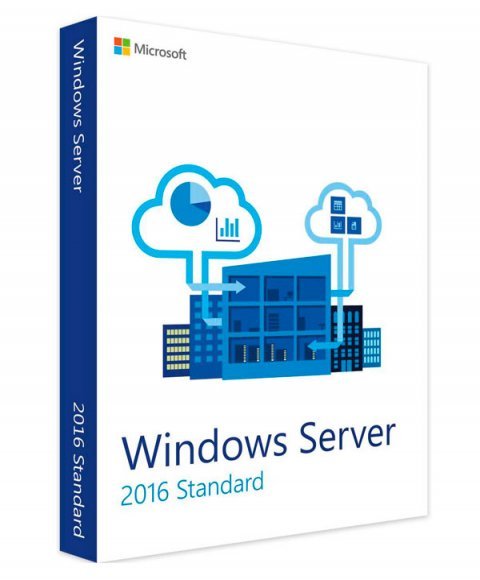 Microsoft Windows Server 2016 Standard (Download) – serverstyresystem til netværk, brugere og virksomhedsdrift